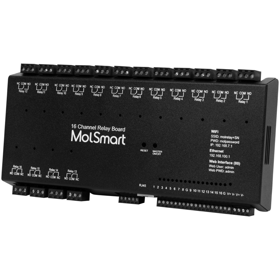 MolSmart Relay Board 16-Channel 10A