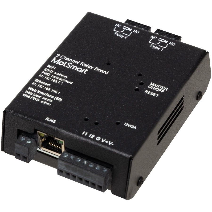 MolSmart Relay Board 2-Channel 10A